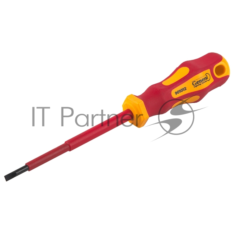 Отвертка шлицевая диэлектрическая SL4x100, G-Pro, 1000V, General