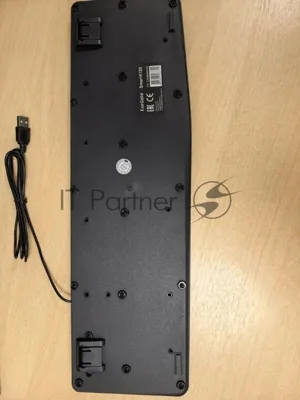 (Из ремонта, рабочая, гарантия 7 дней) Клавиатура проводная ExeGate EX298364RUS Smart K120 (USB, полноразмерная, влагозащищенная, 104кл., Enter большой, длина кабеля 1,6м, черная, RTL)