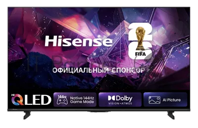Телевизор Hisense 50" 50E7S PRO угольно-серый QLED 4K UHD 144Hz Smart TV VIDAA 3GB/8GB