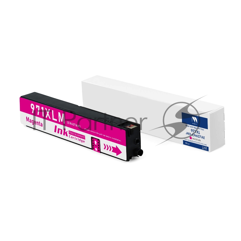 Струйный картридж NVP 971XL (NV- CN627AE) Magenta для HP OfficeJet Pro X451dw X551dw X576dw X476dw (110 мл) совместимый