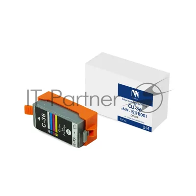 Струйный картридж NVP CLI-36 (NV-1511B001) Color для Canon Pixma iP100 iP110 (11,9 мл) совместимый