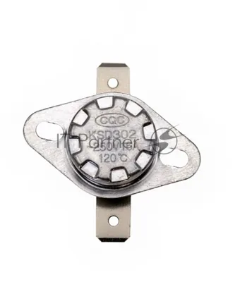 Датчик температуры (термостат для СВЧ) KSD302 120°С 250V, 16A