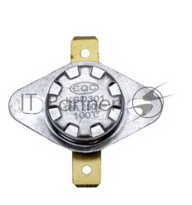 Датчик температуры (термостат для СВЧ) KSD301 100°С 250V, 16A