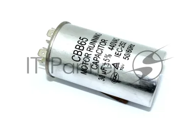 Конденсатор CBB65 30мкф (металл), 440V