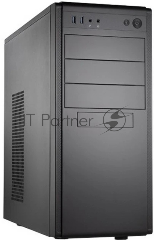 Корпус Foxline FL-886-FL500R-U32, Midi-Tower, чёрный, БП 500 Вт