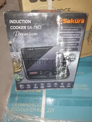 (Поврежденная упаковка) Плитка индукц SAKURA SA-7163 Premium 1конф стеклокерамика