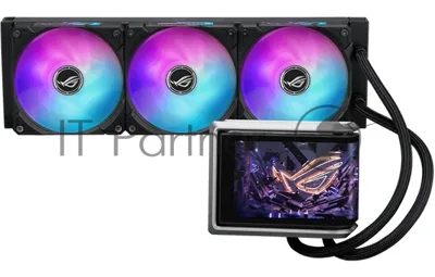 Жидкостная система охлаждения ASUS ROG RYUO IV 360 ARGB черный, алюминий/медь, 2000 об/мин, 30.7 дБ, 4 pin