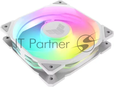 Вентилятор в корпус ASUS TUF GAMING TR120 FAN ARGB WHITE 3IN1 белый, 120x120x28 мм, 2000 об/мин, 29 дБ, 4 pin