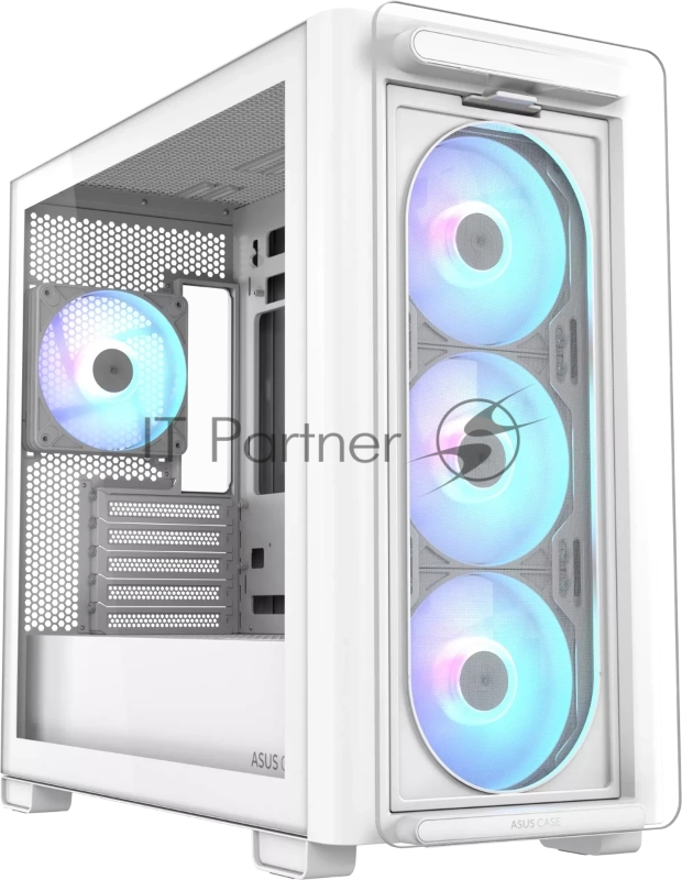 Корпус ASUS A23 Plus White, Mini-Tower, белый, 4 x 120 мм