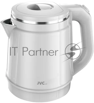 Электрочайник JVC JK-KE1810 белый, 1.8 л, 2400 Вт, скрытый нагревательный элемент, поддержание температуры
