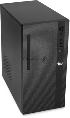 Компьютер IRU Planio 310H6SC MT i3 14100F (3.4) 16Gb SSD512Gb GT610 2Gb Windows 11 Pro GbitEth 230W черный (2153498)