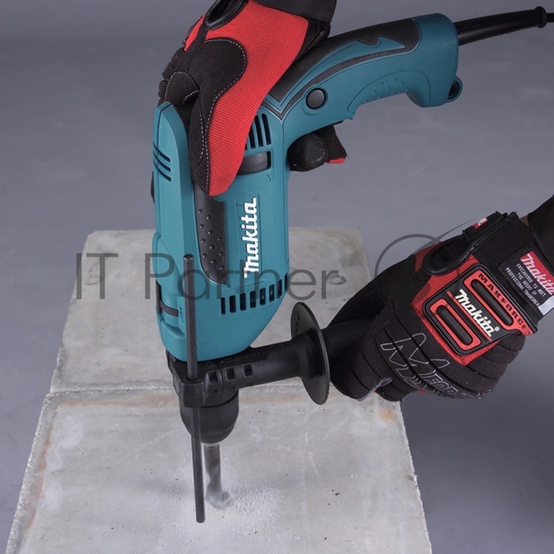 Дрель ударная Makita HP1641 680Вт патрон:быстрозажимной реверс