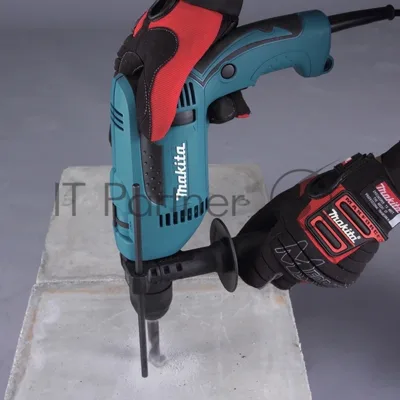 Дрель ударная Makita HP1641 680Вт патрон:быстрозажимной реверс