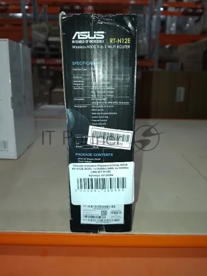 (Поврежденная упаковка) Маршрутизатор ASUS RT-N12E (N300, 1x100Mbs WAN, 4x100Mbs LAN) (RT-N12E)