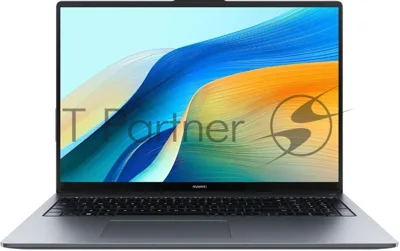 Ноутбук Huawei MateBook D16 MCLG-X/16"/IPS/Intel Core i5 13420H/16384Mb/1000Gb SSD/Intel UHD Graphics/DOS/серый/1.68kg