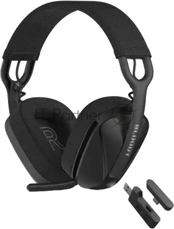 Наушники с микрофоном A4Tech Bloody GR285 черный 1.5м мониторные BT/Radio/3.5mm оголовье