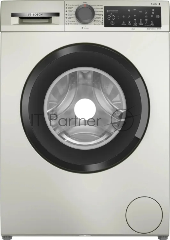 Стиральная машина Bosch WLZ2420SME серый, загрузка фронтальная 8 кг, 1200 об/мин, класс A+++