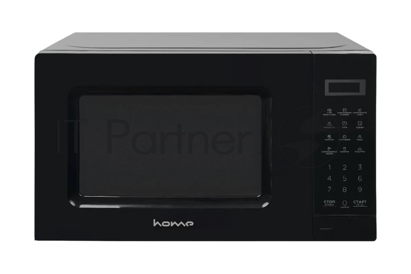 Микроволновая печь HOME HDM207BB черный, 20 л, 700 Вт, переключатели — сенсор