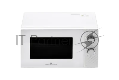 Микроволновая печь General Electronics GE MS120W белая, 20 л, 700 Вт, переключатели — поворотный механизм