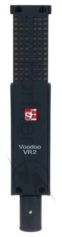 Ленточный микрофон sE Electronics [Voodoo VR2] конденсаторный, 20Hz-18KHz, восьмерка, 10 mV/Pa, SPL: 135 дБ, комплектация: держатель "паук", держатель для микрофонной стойки, деревянный кейс