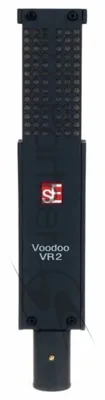 Ленточный микрофон sE Electronics [Voodoo VR2] конденсаторный, 20Hz-18KHz, восьмерка, 10 mV/Pa, SPL: 135 дБ, комплектация: держатель "паук", держатель для микрофонной стойки, деревянный кейс