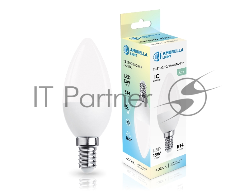 Светодиодная лампа 371314 LED C37 13W IC E14 4000K 175-265V
