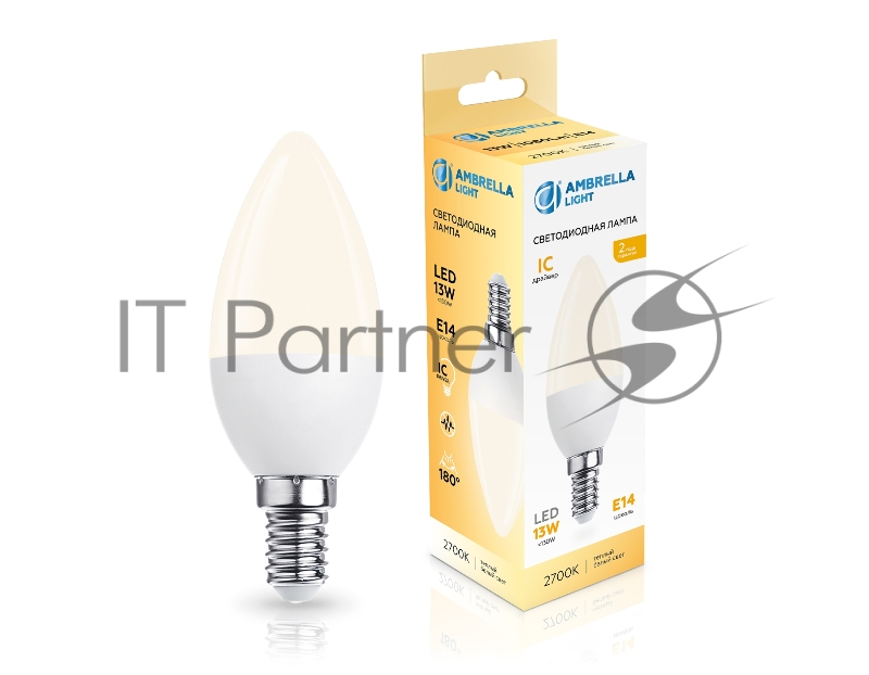 Светодиодная лампа 371313 LED C37 13W IC E14 2700K 175-265V