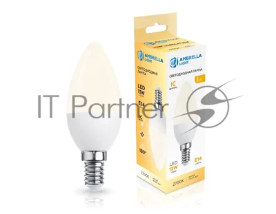 Светодиодная лампа 371313 LED C37 13W IC E14 2700K 175-265V