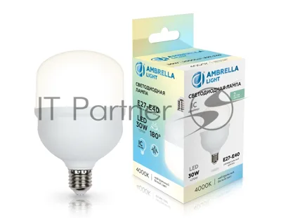 Лампа светодиодная Ambrella light 1003004 LED T100 30W IC E27-E40 4000K 175-265V