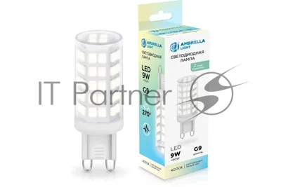 Лампа светодиодная Ambrella light 100904 LED G9 9W 4000K 220-240V