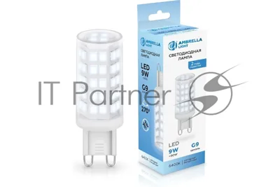 Лампа светодиодная Ambrella light 100906 LED G9 9W 6400K 220-240V