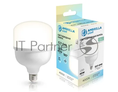 Лампа светодиодная	Ambrella light 1204004 LED T120 40W IC E27-E40 4000K 175-265V