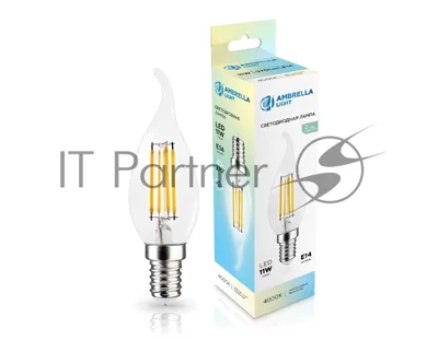 Лампа светодиодная 351124 Filament LED CF35 11W E14 4000K 220-240V