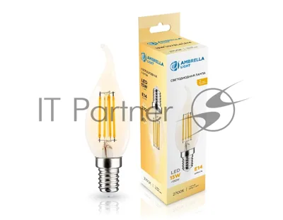 Лампа светодиодная 351523 Filament LED CF35 15W E14 2700K 220-240V