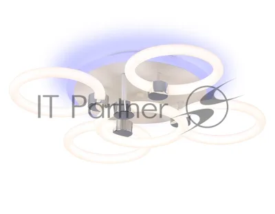 Потолочный светодиодный светильник FA3841/4+1 WH белый 70W 3000K-6400K+RGB D538*115 (ПДУ РАДИО 2.4G)