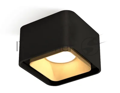 Светильник Ambrella Light XS7833004 SBK/SGD черный песок/золото песок MR16 GU5.3 (C7833, N7704)