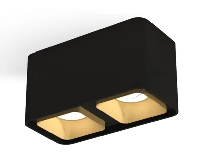 Светильник Ambrella Light XS7851004 SBK/SGD черный песок/золото песок MR16 GU5.3 (C7851, N7704)