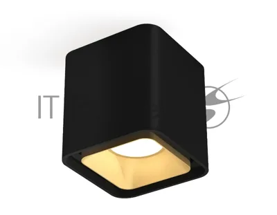 Светильник Ambrella Light XS7841004 SBK/SGD черный песок/золото песок MR16 GU5.3 (C7841, N7704)