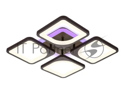 Потолочный светодиодный светильник FA442/4 CF кофе 78W 520*520*80 (ПДУ РАДИО 2.4G)