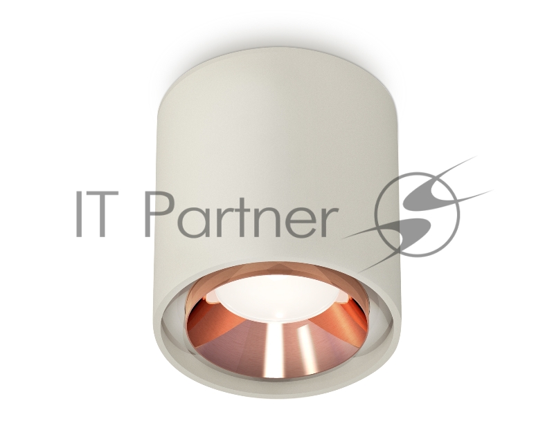 Светильник Ambrella Light XS7724005 SGR/PPG серый песок/золото розовое полированное MR16 GU5.3 (C7724, N7035)