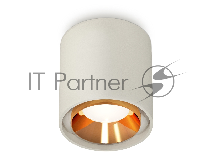 Светильник Ambrella Light XS7724004 SGR/PYG серый песок/золото желтое полированное MR16 GU5.3 (C7724, N7034)