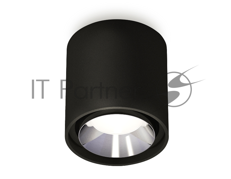 Светильник Ambrella Light XS7723003 SBK/PSL черный песок/серебро полированное MR16 GU5.3 (C7723, N7032)