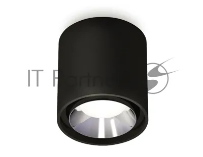 Светильник Ambrella Light XS7723003 SBK/PSL черный песок/серебро полированное MR16 GU5.3 (C7723, N7032)