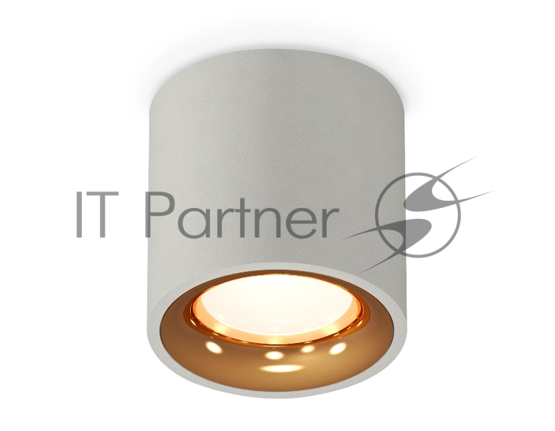 Светильник Ambrella Light XS7533024 SGR/PYG серый песок/золото желтое полированное MR16 GU5.3 (C7533, N7014)