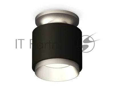 Светильник Ambrella Light XS7511100 SBK/MCH черный песок/хром матовый MR16 GU5.3 (N7928, C7511, N7033)