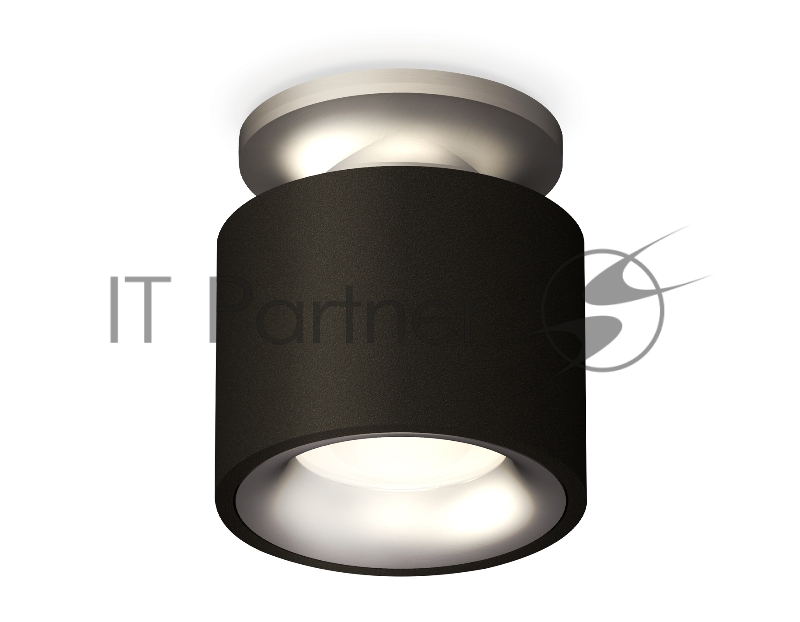 Светильник Ambrella Light XS7511101 SBK/MCH черный песок/хром матовый MR16 GU5.3 (N7928, C7511, N7013)