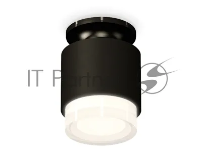 Светильник Ambrella Light XS7511065 SBK/PBK/FR черный песок/черный полированный/белый матовый MR16 GU5.3 (N7926, C7511, N7160)