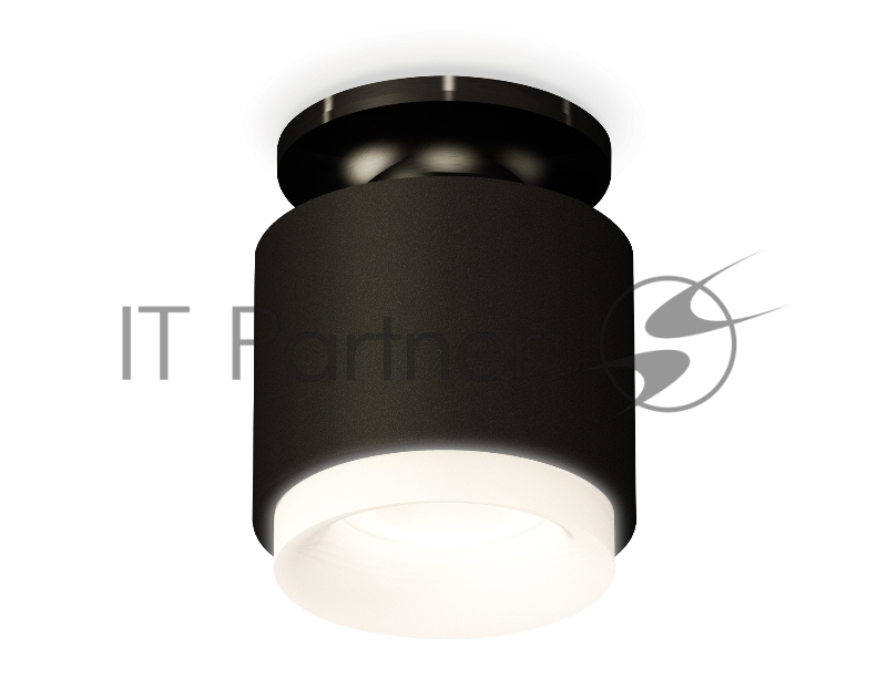 Светильник Ambrella Light XS7511064 SBK/PBK/FR черный песок/черный полированный/белый матовый MR16 GU5.3 (N7926, C7511, N7165)