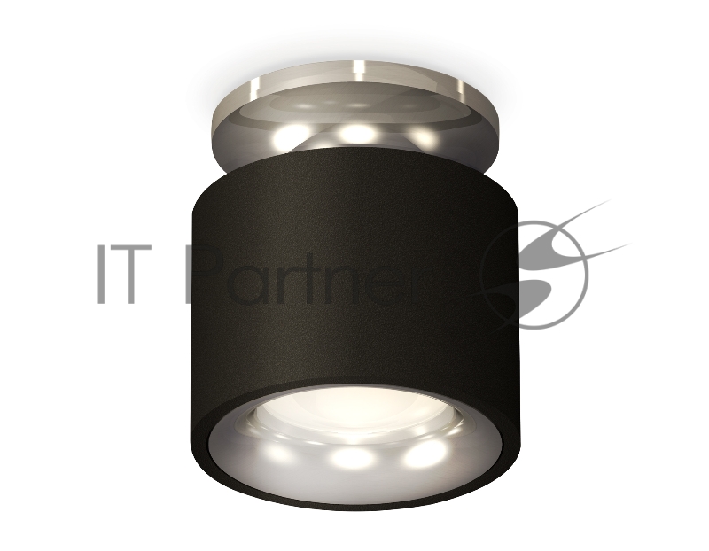 Светильник Ambrella Light XS7511081 SBK/PSL черный песок/серебро полированное MR16 GU5.3 (N7927, C7511, N7012)