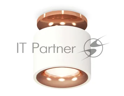 Светильник Ambrella Light XS7510141 SWH/PPG белый песок/золото розовое полированное MR16 GU5.3 (N7930, C7510, N7015)